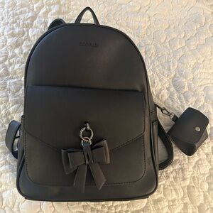 Black Mini Travel Backpack